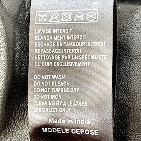 Maje buttery soft lamb leather black jacket Small - Picture 9 of 11